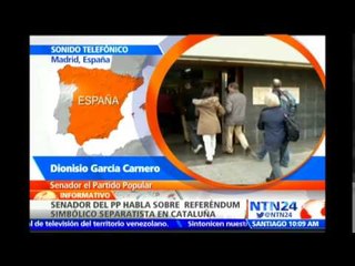 “Es evidente que el señor Mas pretende convertirse en un mártir”: senador Dionisio García Carnero