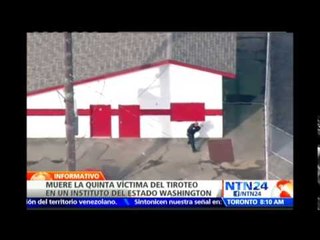 Muere la quinta víctima del tiroteo en un instituto en el estado de Washington, EE.UU.