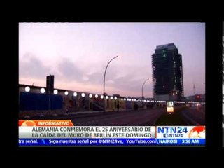 Miles de globos iluminan cielo alemán en conmemoración de aniversario de la caída del muro