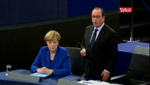 François Hollande répond à Marine Le Pen au Parlement européen