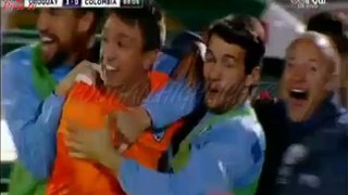 Gol Abel Hernandez, Uruguay vs Colombia, Eliminatorias 2018