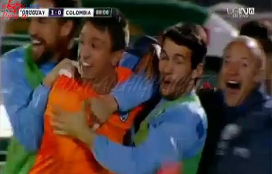 Gol Abel Hernandez, Uruguay vs Colombia, Eliminatorias 2018