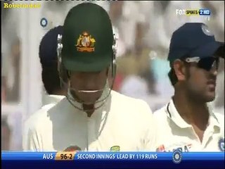 Ishant Sharma hostile bouncer & epic wicket of Michael Clarke, who walks!!!!!!