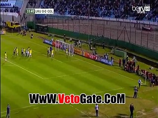 "أوروجواى"يفوز بثلاثيه فى شباك"كولومبيا"