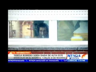 Teresa Romero sería dada de alta del hospital Carlos III de Madrid tras haber superado el Ébola