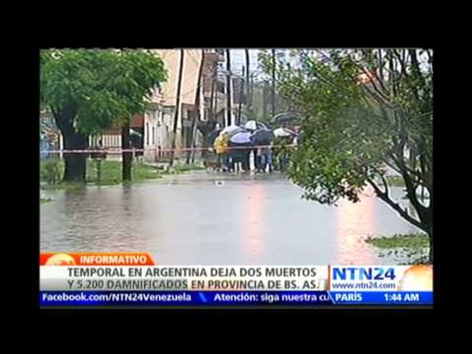 Emergencia por lluvias y deslizamientos tienen en alerta a America del Sur