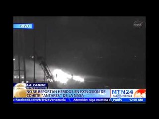 Explota cohete con dos toneladas de carga para Estación Espacial Internacional