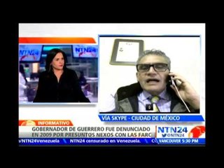 Pdte. de Consejo de Seguridad habla sobre presuntos nexos de gobernador de Guerrero con FARC