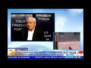 Otto Reich afirma que países latinoamericanos se han 'irrespetado' al apoyar a Vzla para el Consejo