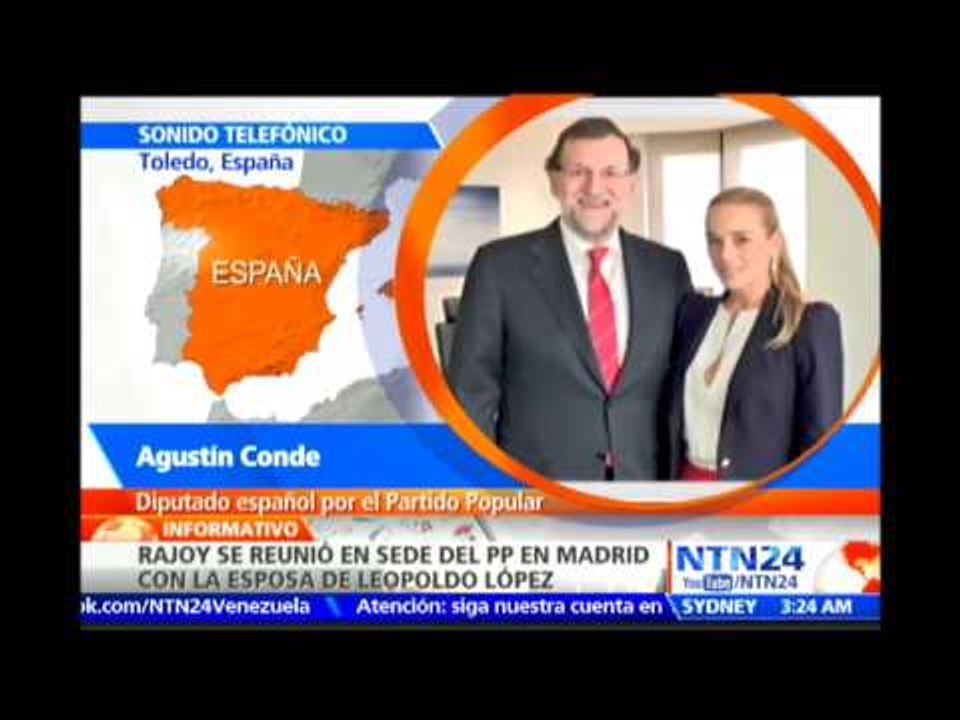 Diputado español exige en NTN24 que Leopoldo López sea puesto en libertad