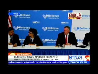 "No hay motivo de alarma" por primer caso de Ébola en Nueva York: alcalde Bill de Blasio