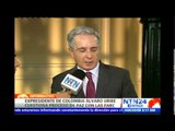 Álvaro Uribe cuestiona en NTN24 el momento que vive la política exterior de Juan Manuel Santos