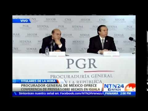 Alcalde de Iguala y su esposa serían cómplices en desaparición de estudiantes :Procurador mexicano