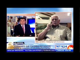 “Esperamos que Colombia recapacite sobre si Panamá es un paraíso fiscal”: Expresidente panameño