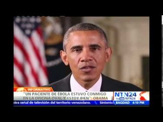 Obama afirma que ceder ante "la histeria" por Ébola solo haría más difícil detener el virus