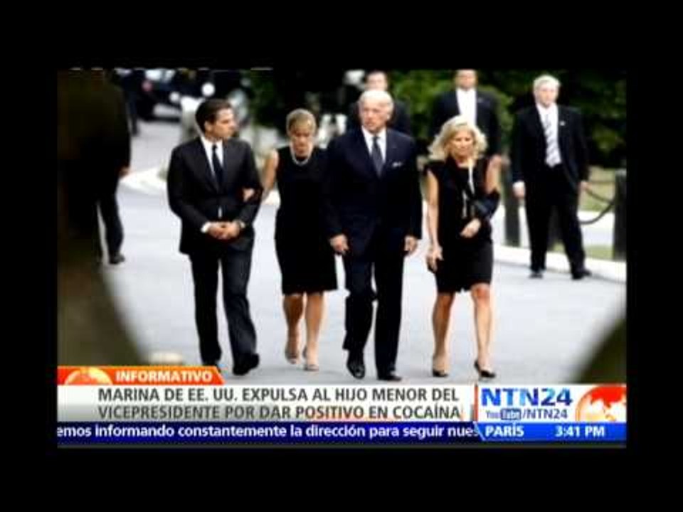 Hijo del vicepresidente de Estados Unidos es expulsado de la Marina tras dar positivo por cocaína