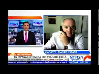 Autor del libro médico "Ébola" habla en NTN24 sobre los Protocolos para controlar el virus