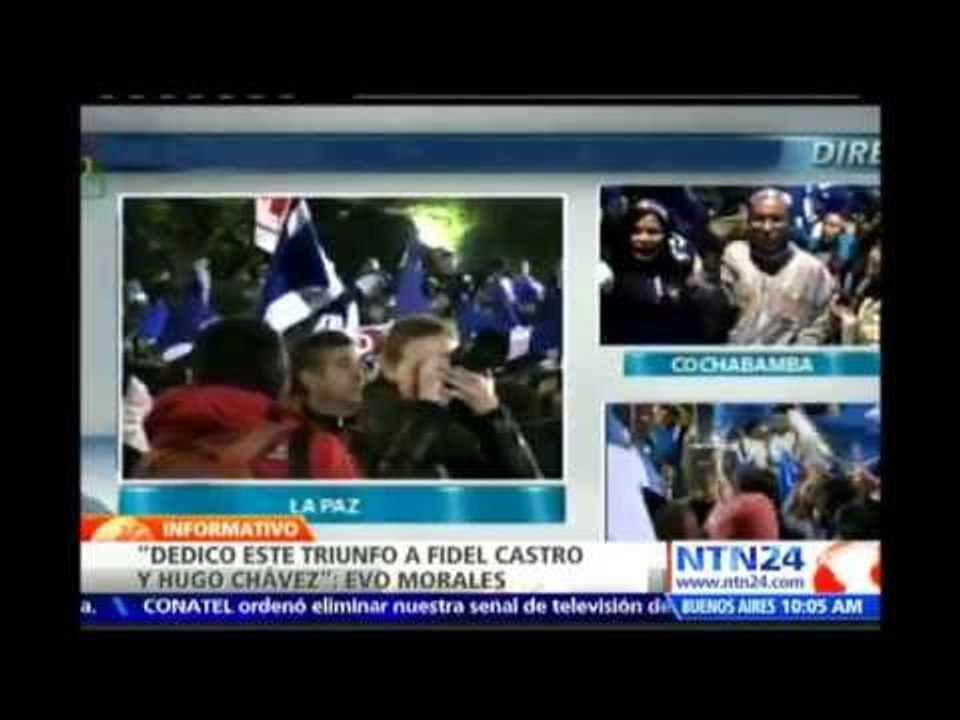 Evo Morales gana elecciones generales con más del 60% en Bolivia, según sondeos