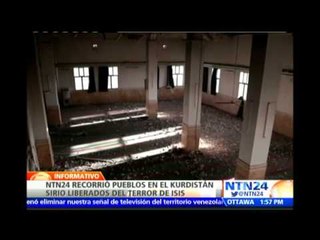 NTN24 recorre territorios kurdos asediados por los combates entre miembros del YPG y el EI