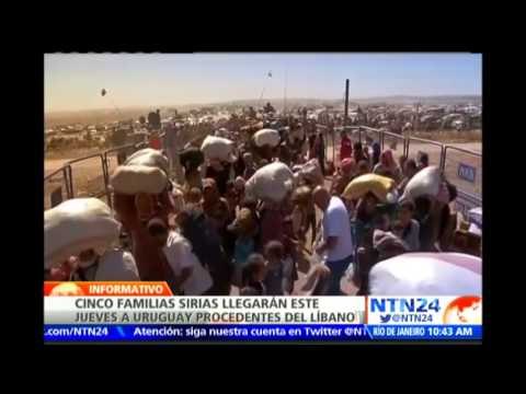 Primeros refugiados sirios llegan a Uruguay en plan de asilo inédito en la región