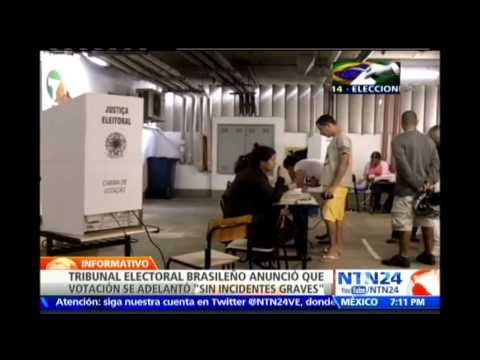 Al menos 1.433 detenidos por irregularidades durante los comicios electorales en Brasil