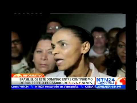 Brasil elegirá entre Gobierno de Dilma Rousseff o cambio de Aécio Neves y Marina Silva