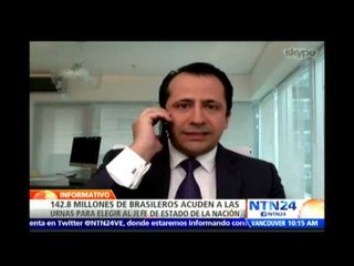 Analistas pronostican eventual segunda vuelta electoral en Brasil