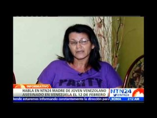 "Mientras se enjuicia a Leopoldo López, los asesinos de mi hijo siguen libres": Madre de Bassil