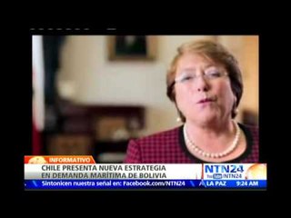 Gobierno chileno presenta nueva estrategia contra la demanda marítima que tiene con Bolivia