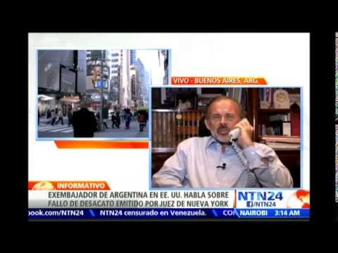 Exembajador de Argentina en EE.UU. asegura que fallo de Thomas Griesa a Buenos Aires es inaudito