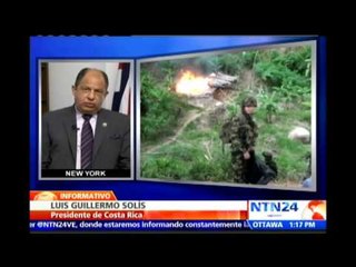 Presidente de Costa Rica cuestionó en NTN24 el papel del Consejo de Seguridad de la ONU