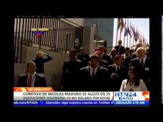 Viaje de Maduro a EE.UU. para participar en Asamblea de la ONU habría costado más de USD 2 millones