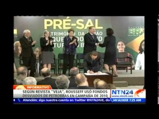 Скачать видео: Polémica por supuesta desviación de fondos de Petrobras para financiar campaña de Rousseff