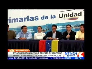 Gobierno estadounidense se pronuncia por segunda vez para defender al líder opositor Leopoldo López