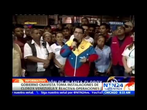 Gobierno chavista se toma instalaciones de empresa Clorox y reactiva sus operaciones