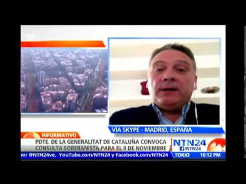 Diputado: dice que la consulta soberanista de Cataluña “no tiene el más mínimo viso de viabilidad”