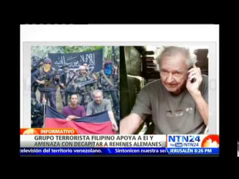 Dos rehenes alemanes podrían ser decapitados por un grupo terrorista filipino