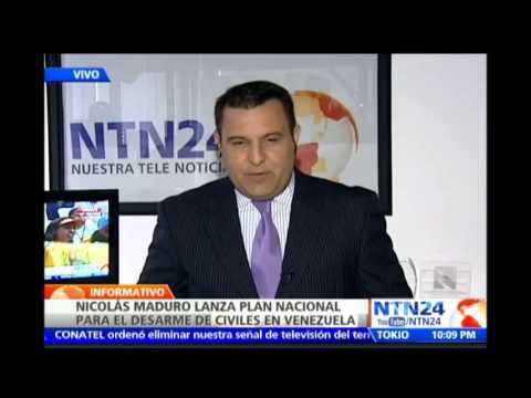 Maduro anuncia nuevo plan de desarme con inversión pública y privada en Venezuela