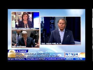 Vzla en la ONU sería un servidor de los intereses cubanos y "sería una desgracia": Diego Arria