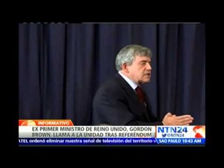 Exprimer ministro británico exige "unidad" tras la victoria del referendo de Escocia