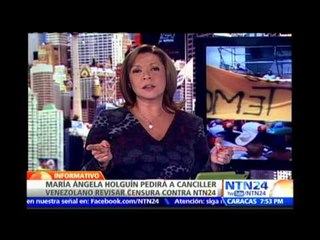 "Haremos lo que sea posible para que NTN24 pueda recuperar su transmisión": María Ángela Holguín