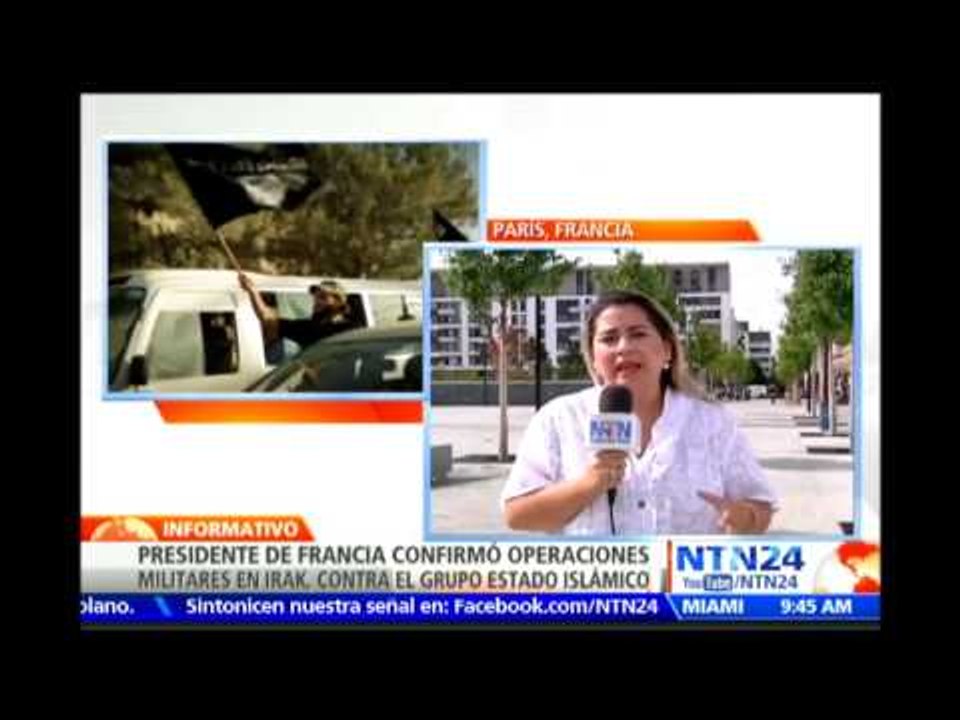 Francia confirma primeras operaciones militares aéreas en Irak