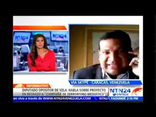 "La única guerra mediática que hay en Venezuela la tiene el Gobierno": opositor Richard Arteaga