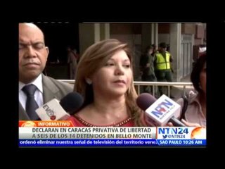 Dictan privativa de libertad contra seis de los 14 detenidos durante protesta en Bello Monte