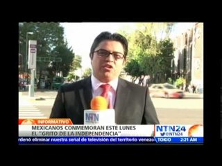 Listos los preparativos para celebrar los 204 años de independencia de México en la capital