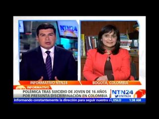 Polémica tras suicidio de joven homosexual por presunta presión de su colegio de Colombia