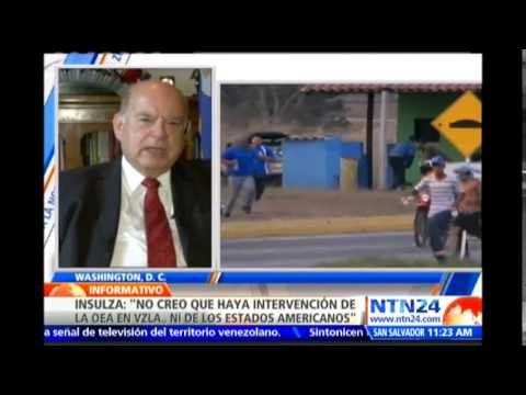 José Miguel Insulza descarta en NTN24 acción directa de la OEA en la crisis que vive Venezuela