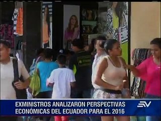 cuatro exministros analizaron la situación económica del país para el 2016