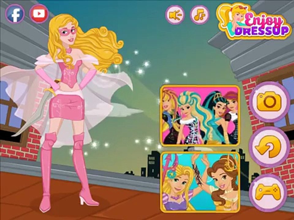 Disney Super Princesses - Princess Snow White, Jasmine - Best Dress-up Game for Girls