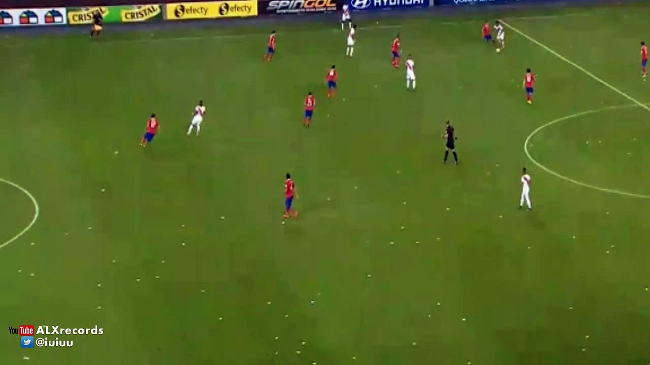 Jefferson Farfan Goal Peru vs Chile 1-1